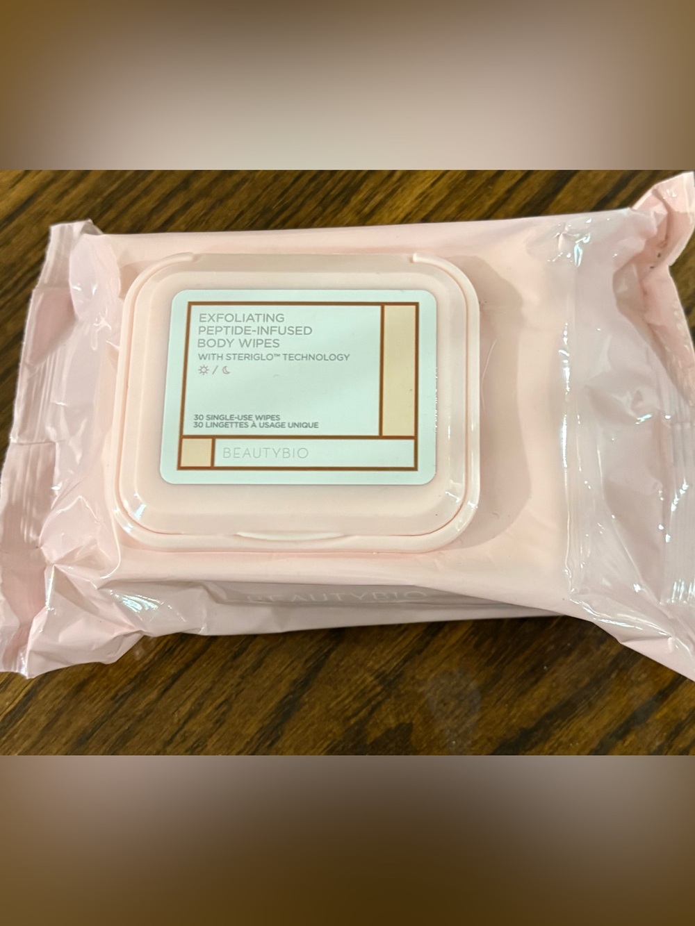 Beauty Bio Exfoliating Peptide-Infused Body Wipes — NEW
